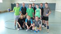 Gruppenbild von Mitgliedern der Volleyballgruppe